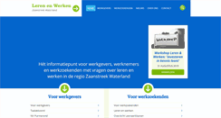 Desktop Screenshot of lerenenwerkenzw.nl